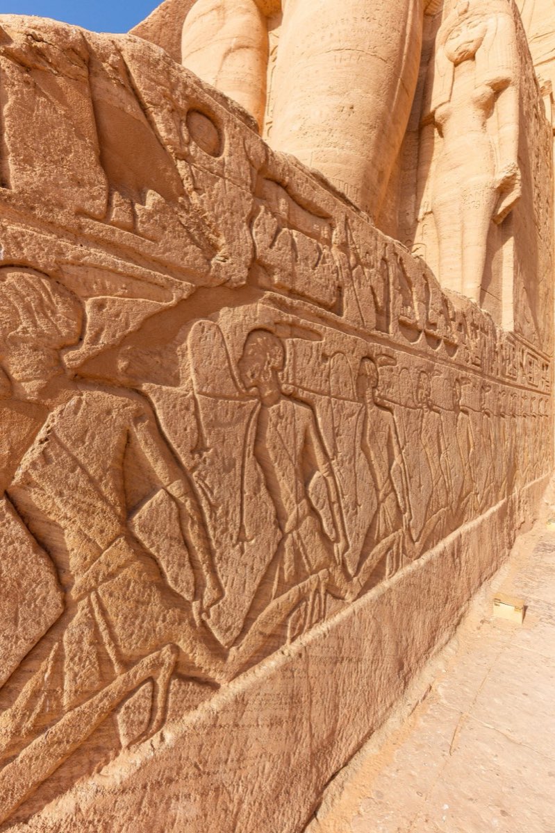 Statues of Ramses II at Abu Simbel