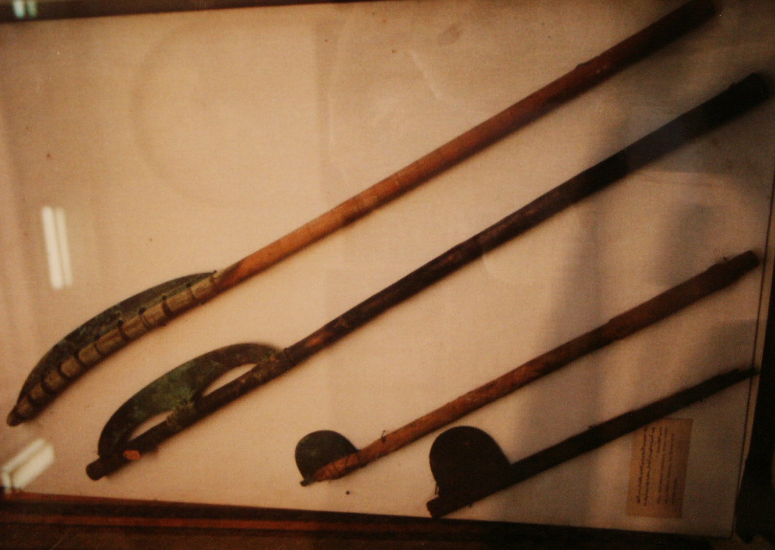 Bronze weapons in the Egyptian Museum of Cairo