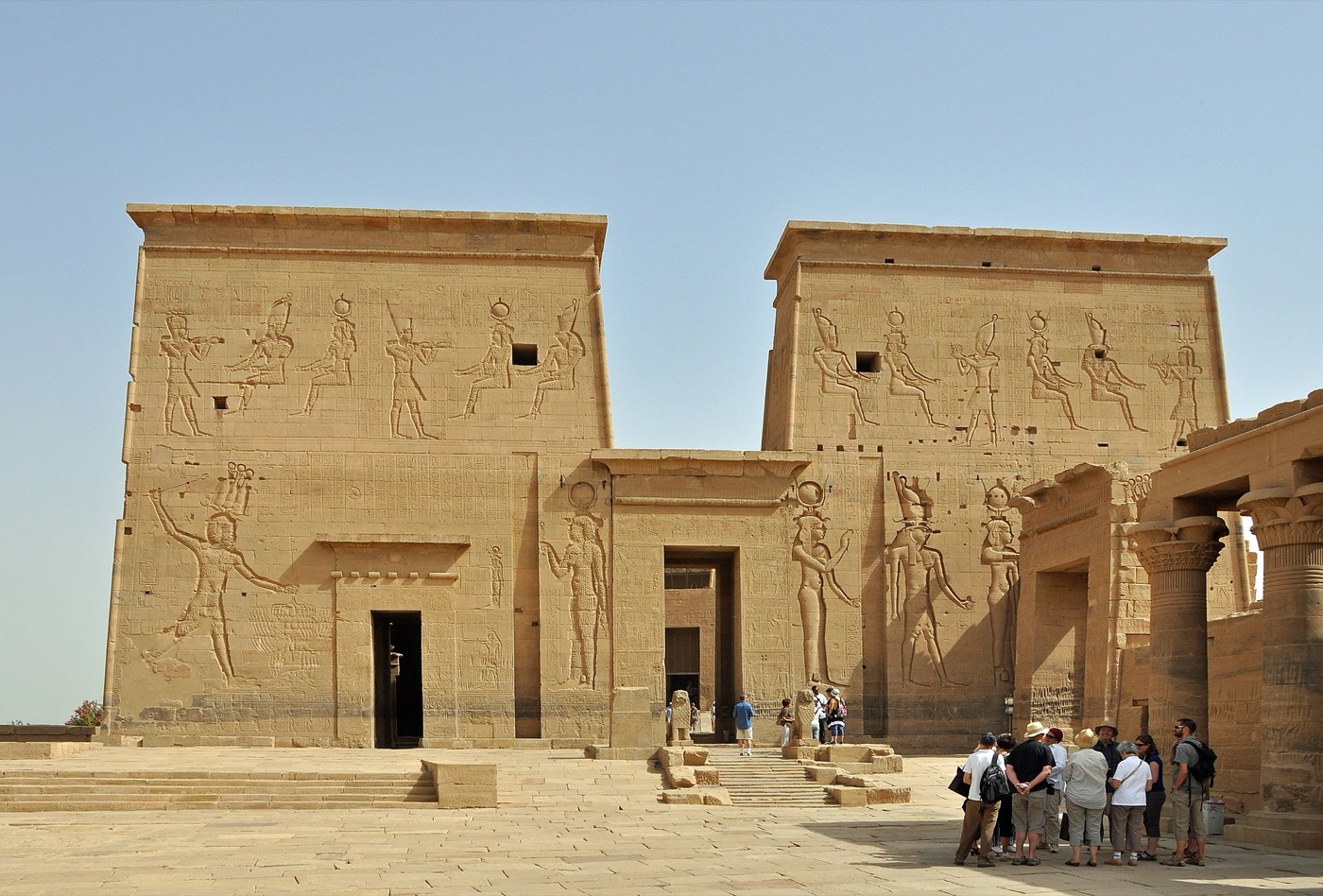 The Philae temple complex near Aswan